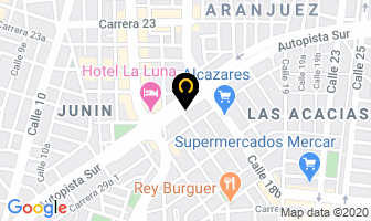 Mapa de Centro Chevrolet La Luna en Cali