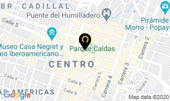 Mapa de Centro Color - Carnetización en Popayán