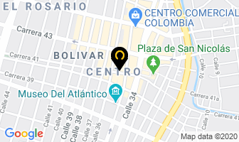 Mapa de Centro Comercial Aladino en Barranquilla