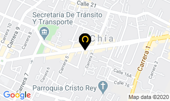 Mapa de Centro Comercial Aleros en Chía