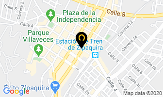 Mapa de Centro Comercial Alhambra en Zipaquirá
