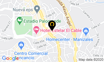 Mapa de Centro Comercial Cable Plaza en Manizales