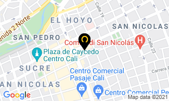 Mapa de Centro Comercial Del Valle en Cali
