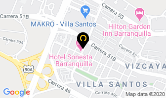 Mapa de Centro Comercial Grand Boulevar en Barranquilla