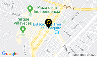 Mapa de Centro Comercial La Alhambra en Zipaquirá
