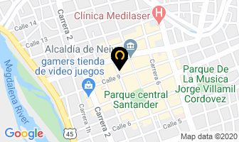 Mapa de Centro Comercial Las Americas en Neiva