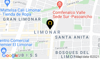 Mapa de Centro Comercial Limonar en Cali