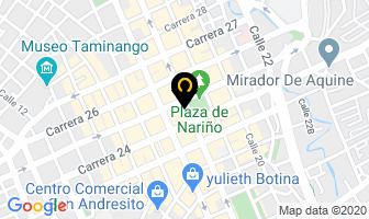 Mapa de Centro Comercial Los Andes en Pasto