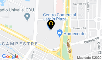 Mapa de Centro Comercial Plaza Marbella en Cali