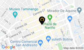 Mapa de Centro Comercial Santa Fe en Pasto