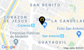 Mapa de Centro Comercial Taiwan en Medellín