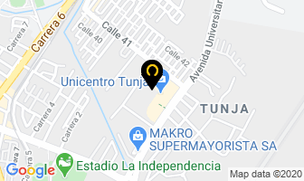 Mapa de Centro Comercial Unicentro en Tunja