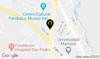Mapa de centro comercial  valle de atriz en Pasto