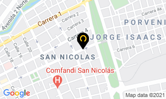 Mapa de Centro Compromiso Tributario en Cali