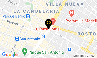 Mapa de Centro Contable en Medellín