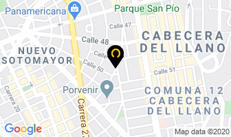 Mapa de Centro Copiado Exito en Bucaramanga