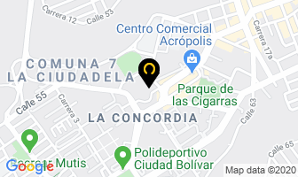 Mapa de Centro Corporal Evelyn en Bucaramanga