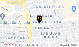 Mapa de Centro Cristiano De Milagros Fé Y Poder en Cali