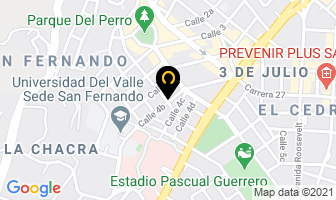 Mapa de Centro Cultural Colombo Alemán en Cali