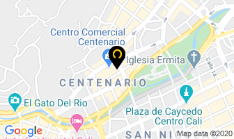 Mapa de Centro Cultural Comfandi-cali en Cali