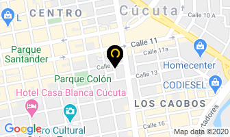 Mapa de Centro De Ayudas Auditivas Oticón en Cúcuta