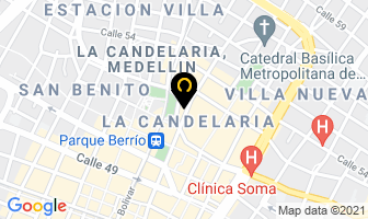 Mapa de Centro De Belleza Manhatan en Medellín