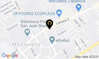 Mapa de Centro De Belleza Marfran'c en Mosquera