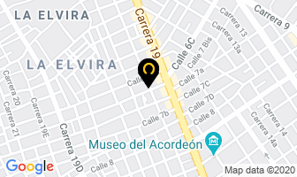 Mapa de Centro De Belleza Miladys Gómez Carrillo en Valledupar