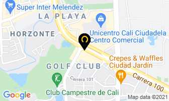 Mapa de Centro De Belleza Sentir Imágen en Cali