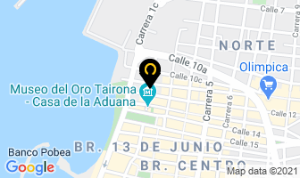 Mapa de Centro De Buceo Drift en Santa Marta
