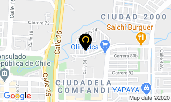 Mapa de Centro De Copiado Caney en Cali