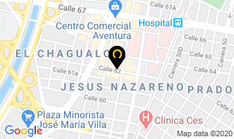 Mapa de Centro De Copiado La 62 en Medellín