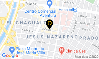 Mapa de Centro De Copiado La 62 Sas en Medellín