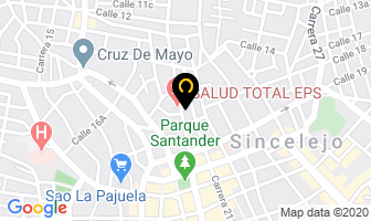 Mapa de Centro De Costura La Moda en Sincelejo