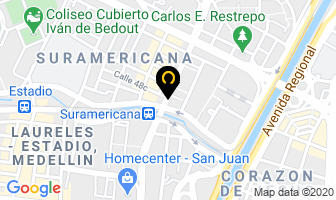 Mapa de Centro De Desarrollo Humano en Medellín