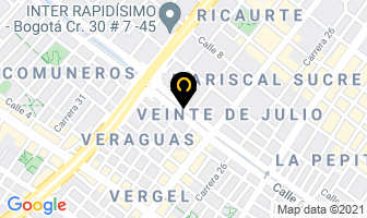 Mapa de Centro De Diagnóstico Automotor en Bogotá D.C