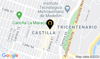 Mapa de Centro De Diversiones El Castillo en Medellín