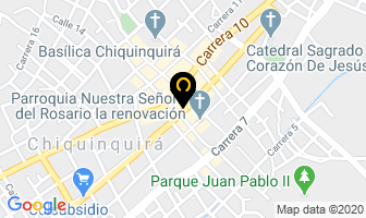 Mapa de Centro De Dotaciones Universal en Chiquinquirá