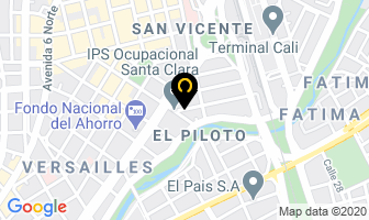 Mapa de Centro De Educación Superior Cestyt en Cali
