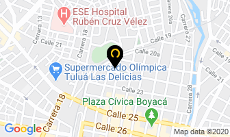 Mapa de Centro De Electrónica Sony Visión en Tulua