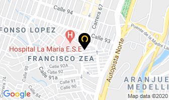Mapa de Centro De Estética Adris en Medellín