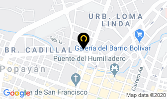 Mapa de Centro De Estética Arianne en Popayán
