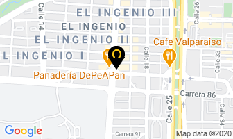 Mapa de Centro De Estética Bangkok en Cali