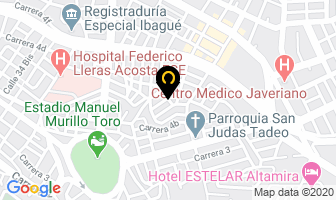 Mapa de Centro De Estetica Carla en Ibagué