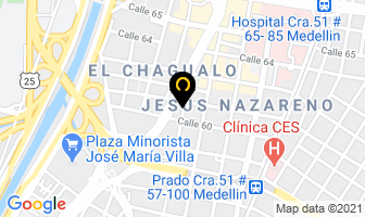 Mapa de Centro De Estética En Forma en Medellín
