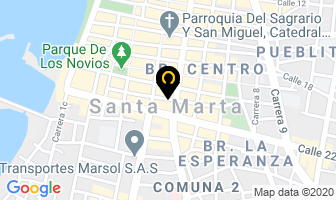Mapa de Centro De Estética Esbelta en Santa Marta