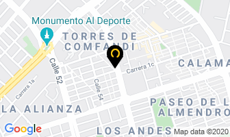 Mapa de Centro De Estetica Natural Sun en Cali