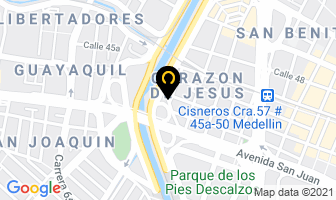 Mapa de Centro De Estetica Slim Form en Medellín