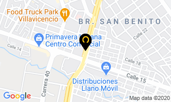 Mapa de Centro De Estetica Vimar en Villavicencio