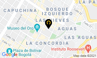 Mapa de Centro De Estudios Colombianos en Bogotá D.C